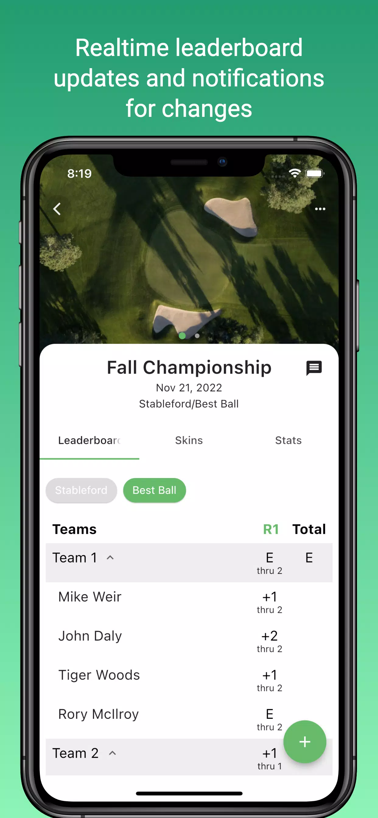 Squabbit - Golf Tournament App Zrzut ekranu 3