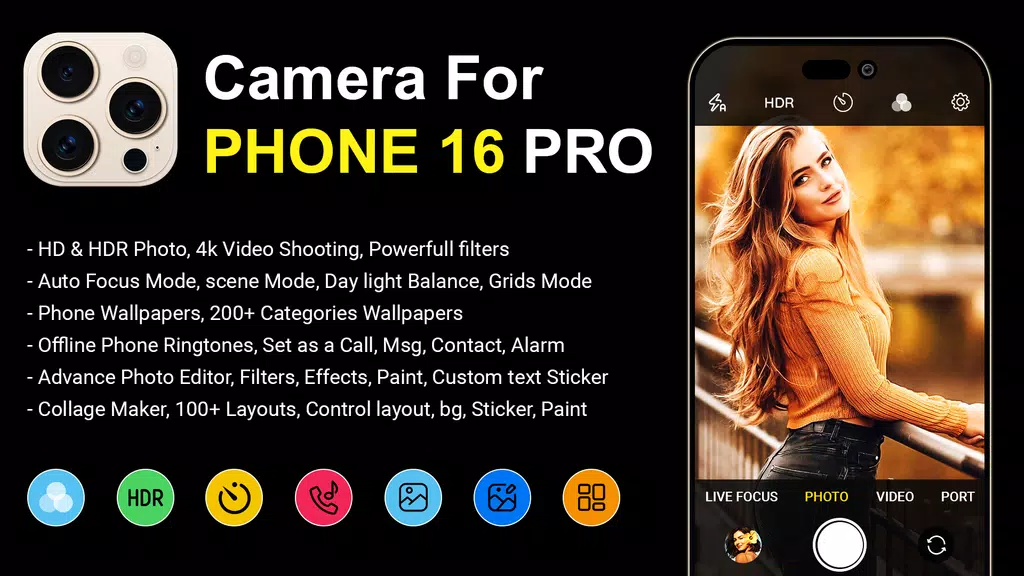 Camera iPhone 16 - OS18 Camera Tangkapan skrin 1