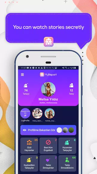 MyReport: View Hidden Accounts Captura de pantalla 2