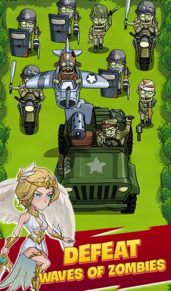 Zombie War Idle Defense Game ภาพหน้าจอ 4