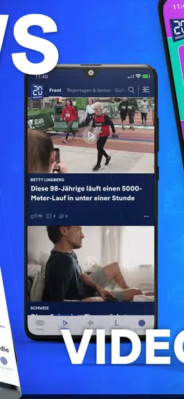 20 Minuten - Nachrichten Zrzut ekranu 2