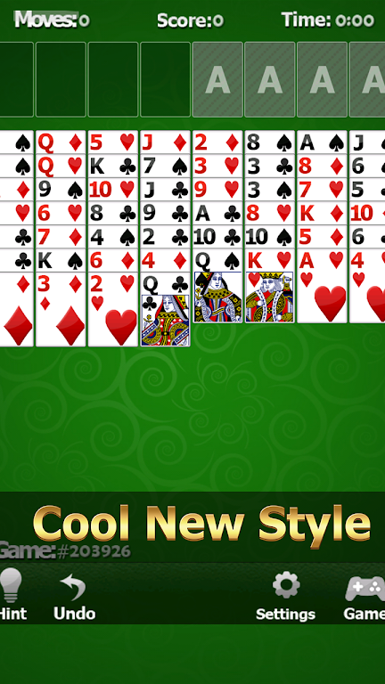 Solitaire Free Cell Screenshot 3