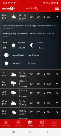 WQAD Storm Track 8 Weather应用截图第3张