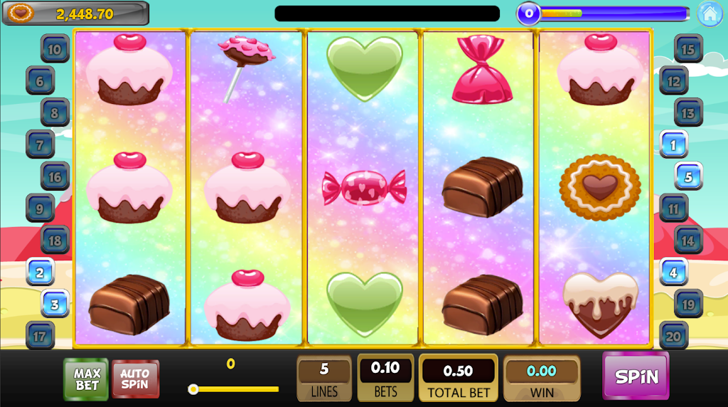 Candy Sweet Slot machine ภาพหน้าจอ 2