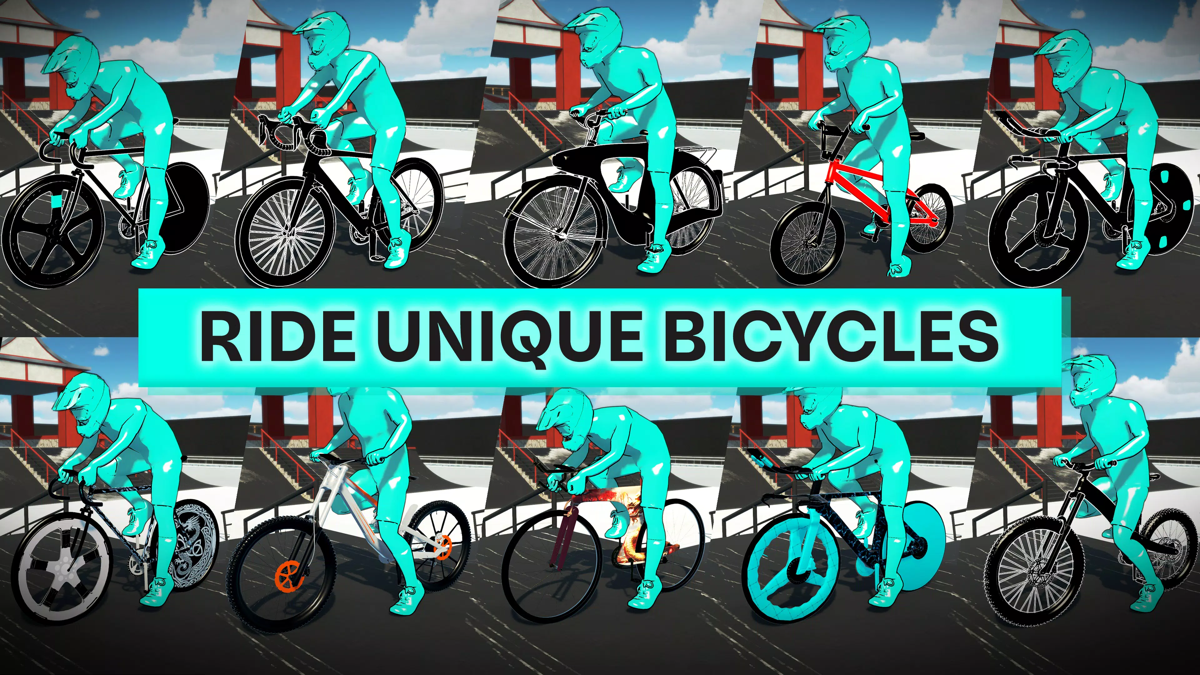 Schermata Bicycle Extreme Rider 3D 3