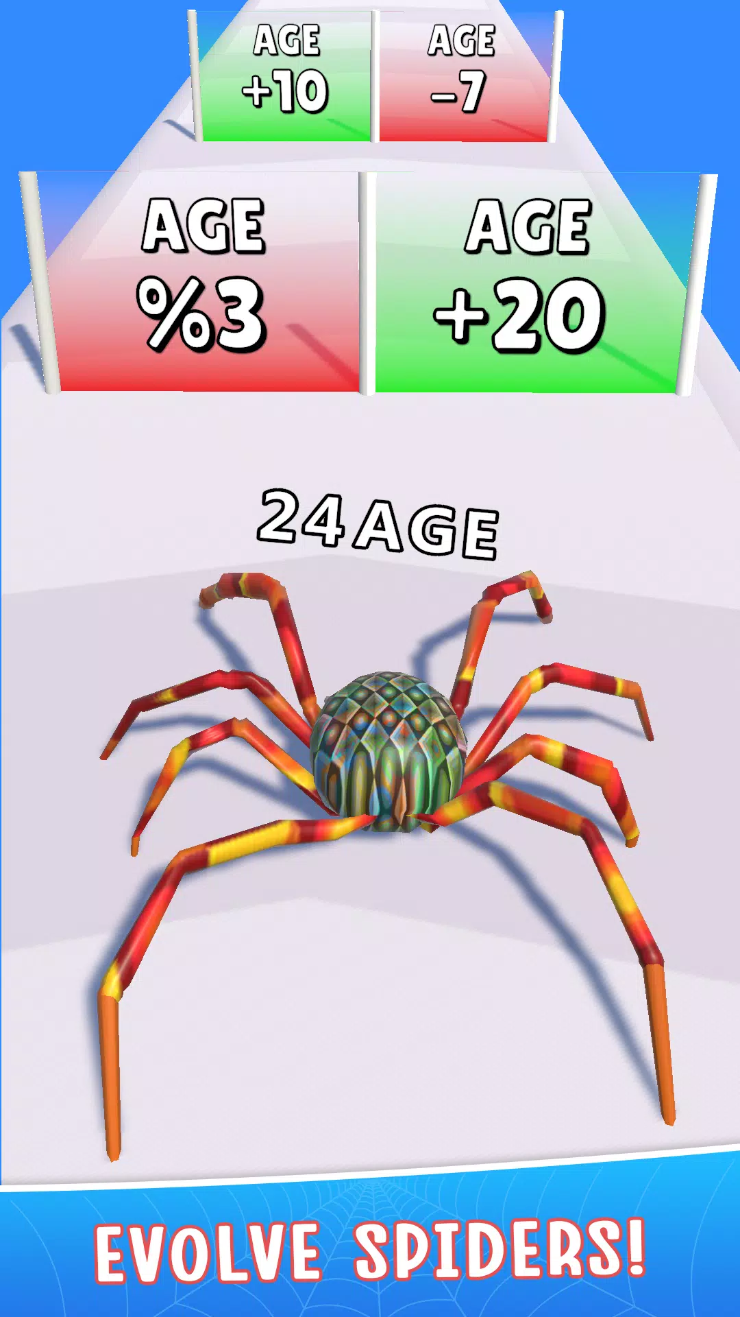 Spider Run: Spider Evolution Ảnh chụp màn hình 1