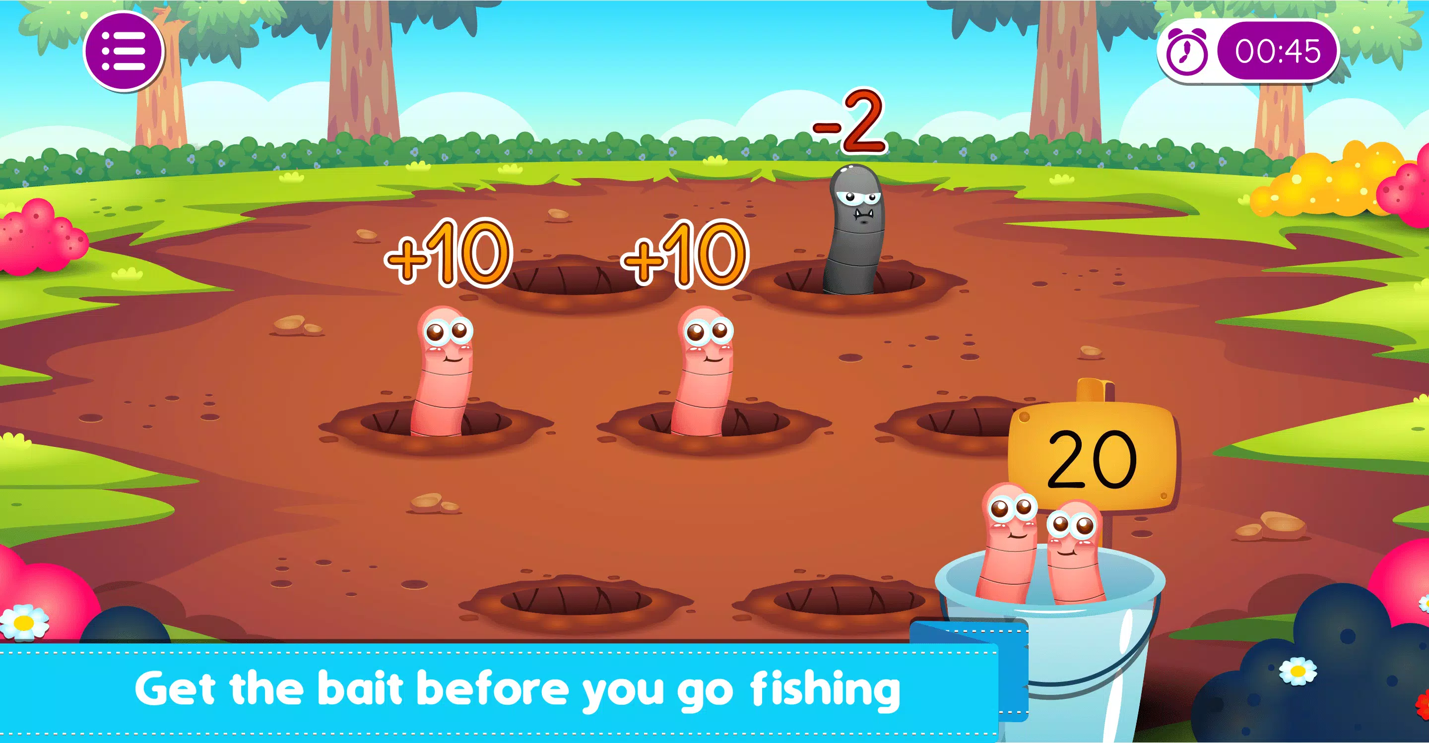 Marbel Fishing - Kids Games Schermafbeelding 2