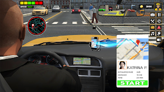 US Taxi Car Driving Games Tangkapan skrin 3