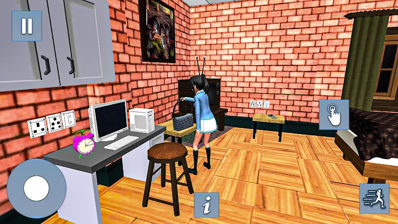 Anime Games: Office Girl Sim スクリーンショット 2