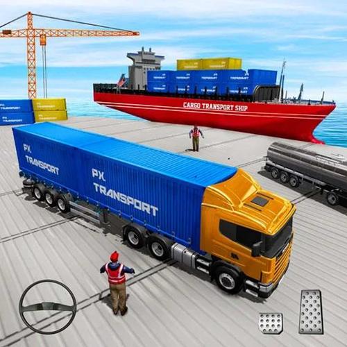 Cargo Transport Truck Driving Скриншот 1