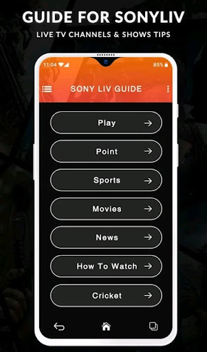 SonyLiv - Live TV Shows, Cricket & Movies Guide應用截圖第1張