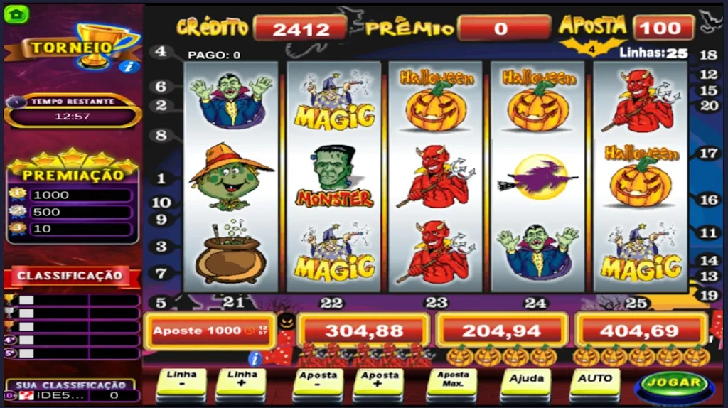 Halloween Caça Niquel Slot Captura de tela 1