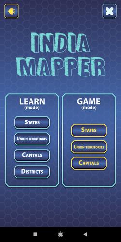 India Mapper-(India Map Game) Zrzut ekranu 1