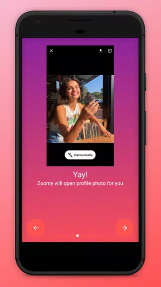 Zoomy for Instagram - Big HD profile photo picture スクリーンショット 3