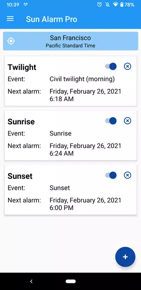 Sun Alarm Ảnh chụp màn hình 1