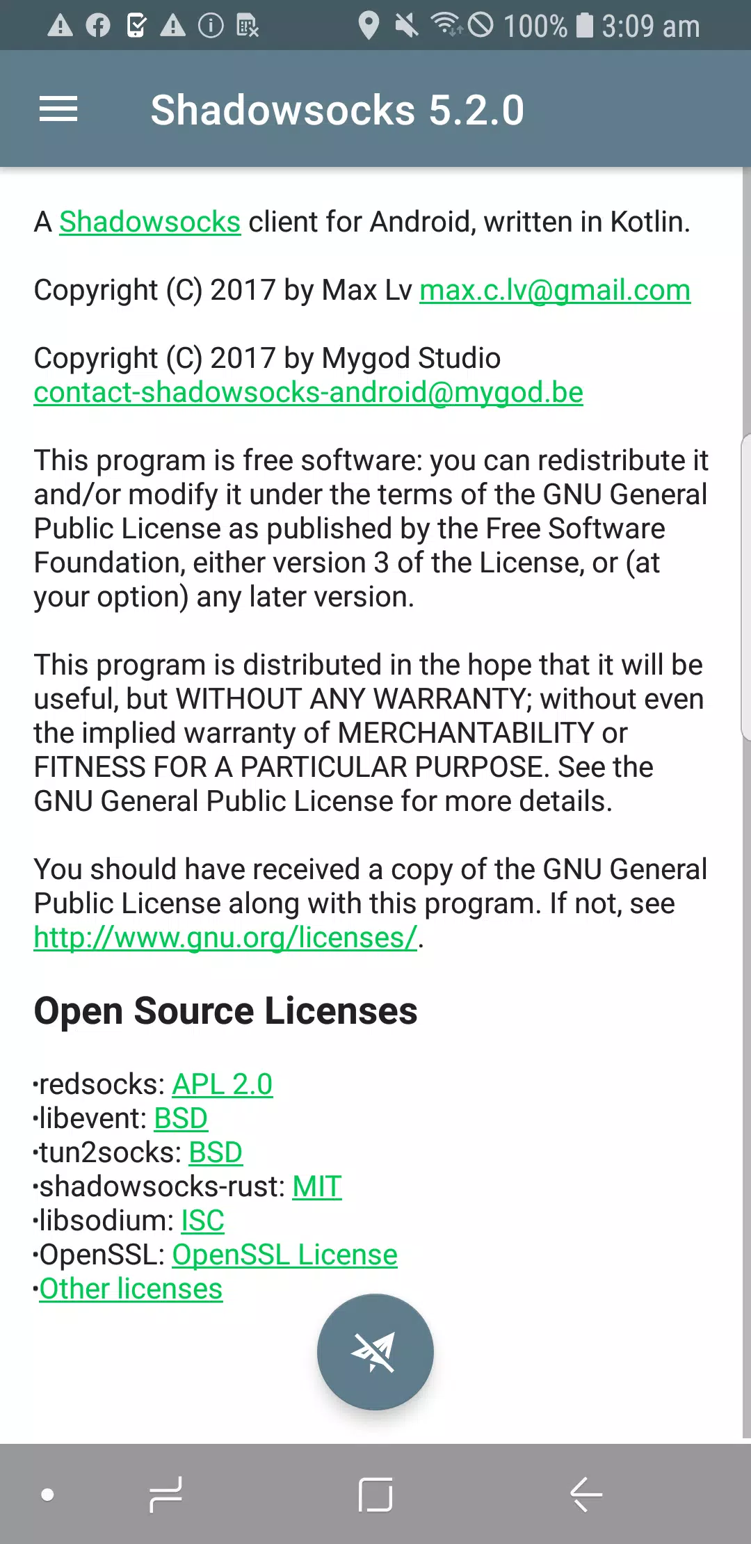 Shadowsocks ภาพหน้าจอ 1