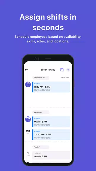 Camelo: Work Schedule Maker应用截图第3张