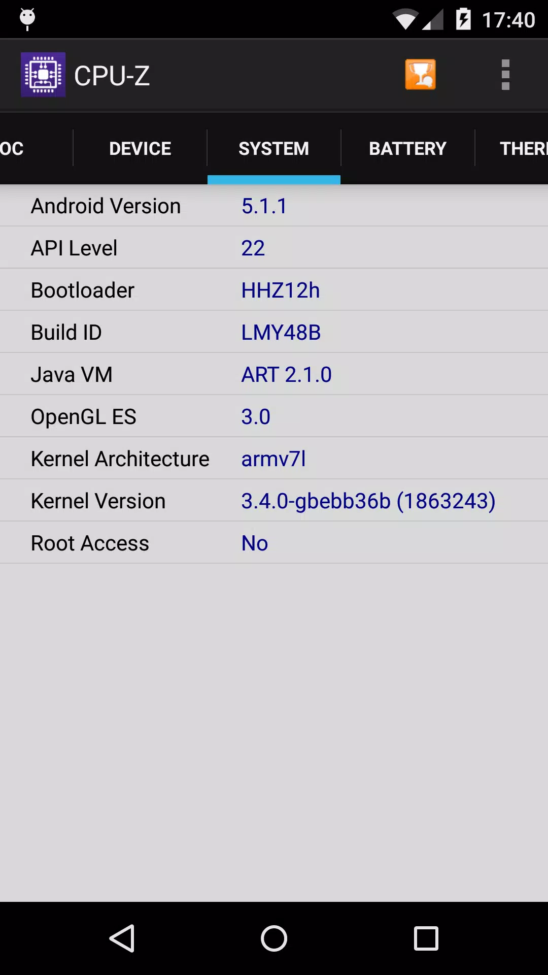 CPU-Z应用截图第3张