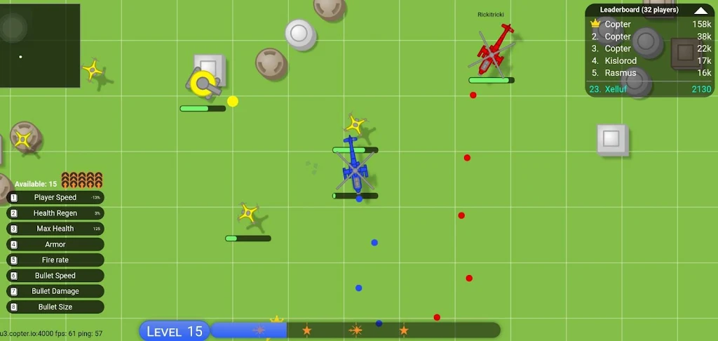 Schermata copter.io -Destroy the enemies 3