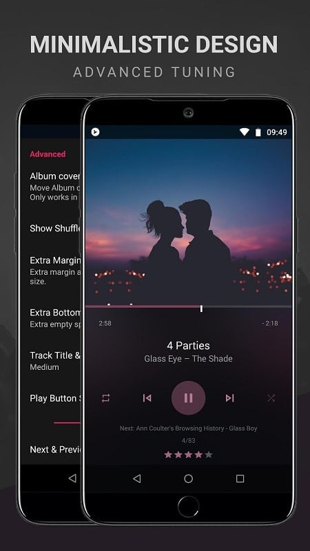 BlackPlayer EX Music Player ဖန်သားပြင်ဓာတ်ပုံ 2