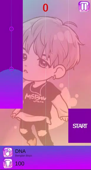 BTS Chibi Piano Tiles Captura de pantalla 4