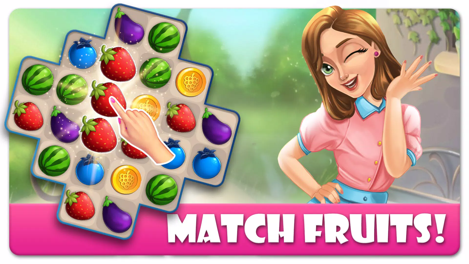 Anna's Garden: Match 3 Games Screenshot 1