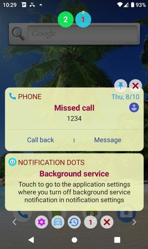 Notification Dots ဖန်သားပြင်ဓာတ်ပုံ 1