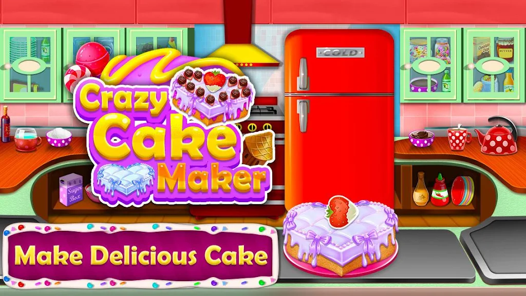 Cake Cooking & Decorate Games Tangkapan skrin 1