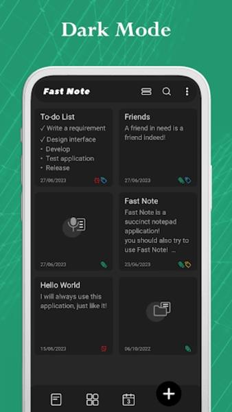 Schermata Note, Notepad - Fast Note 1