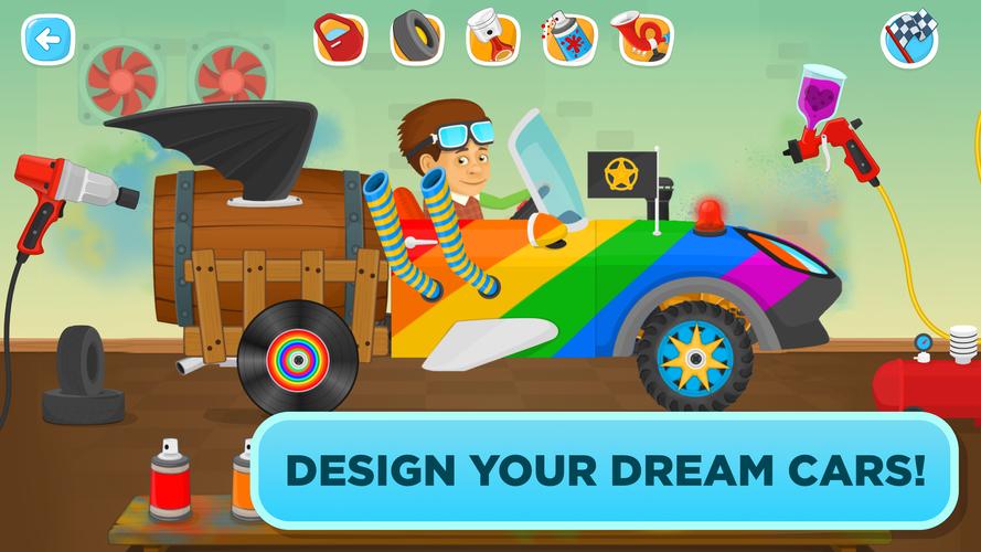 Auto-Spiel für Kinder & Rennen Screenshot 2