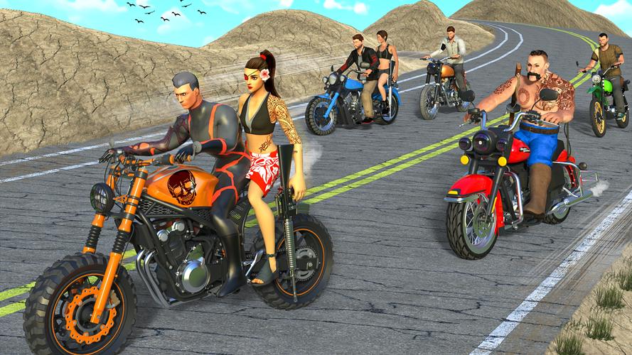Gangster Bike: Real Race Game Screenshot 3