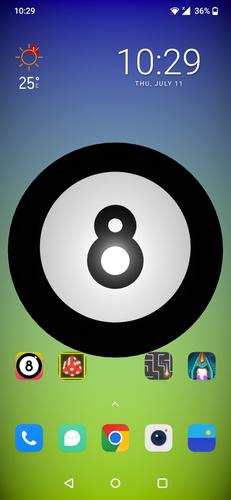 Magic 8 Ball Live Wallpaper 3D Capture d'écran 1