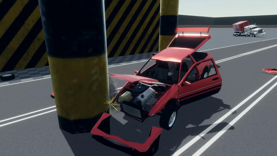 Car Crash Simulator Sandbox 3D Captura de tela 2