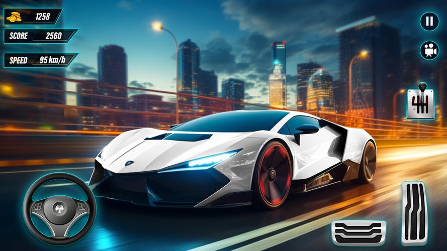 Autoroute auto courses Jeux Capture d'écran 2