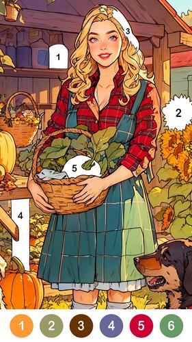 Farm Country Color By Number Screenshot 1
