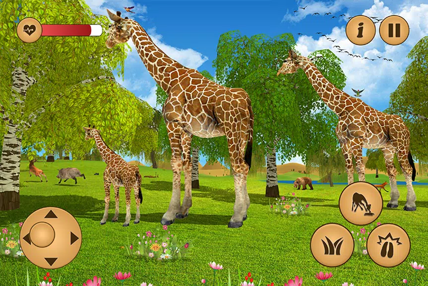 Giraffe Family Life Jungle Sim應用截圖第4張