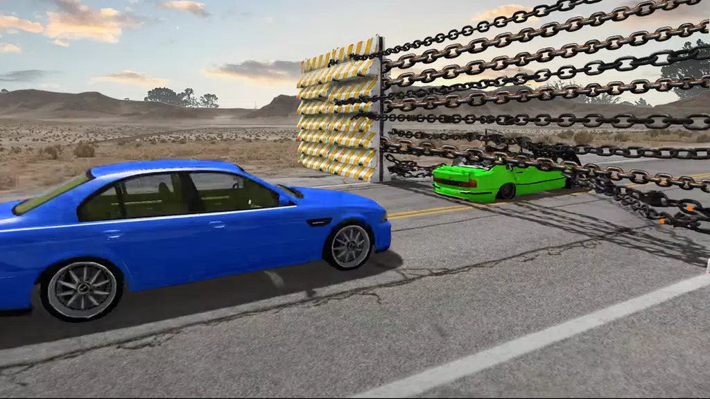 Chained Cars Stunt Racing Game Screenshot 2