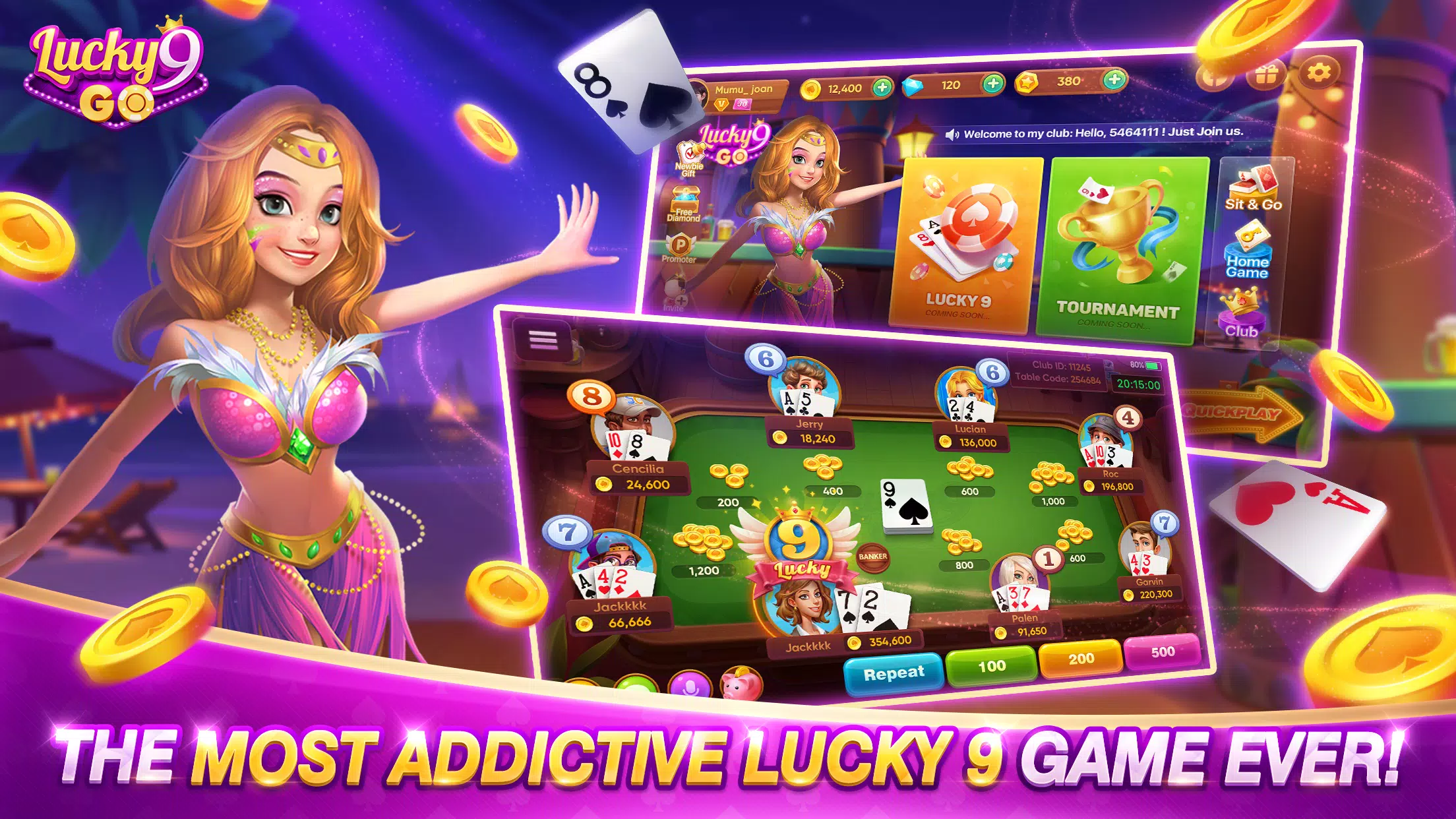 Lucky 9 Go Screenshot 1