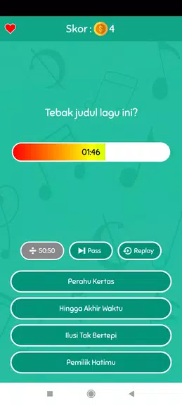 Game Tebak Lagu स्क्रीनशॉट 4