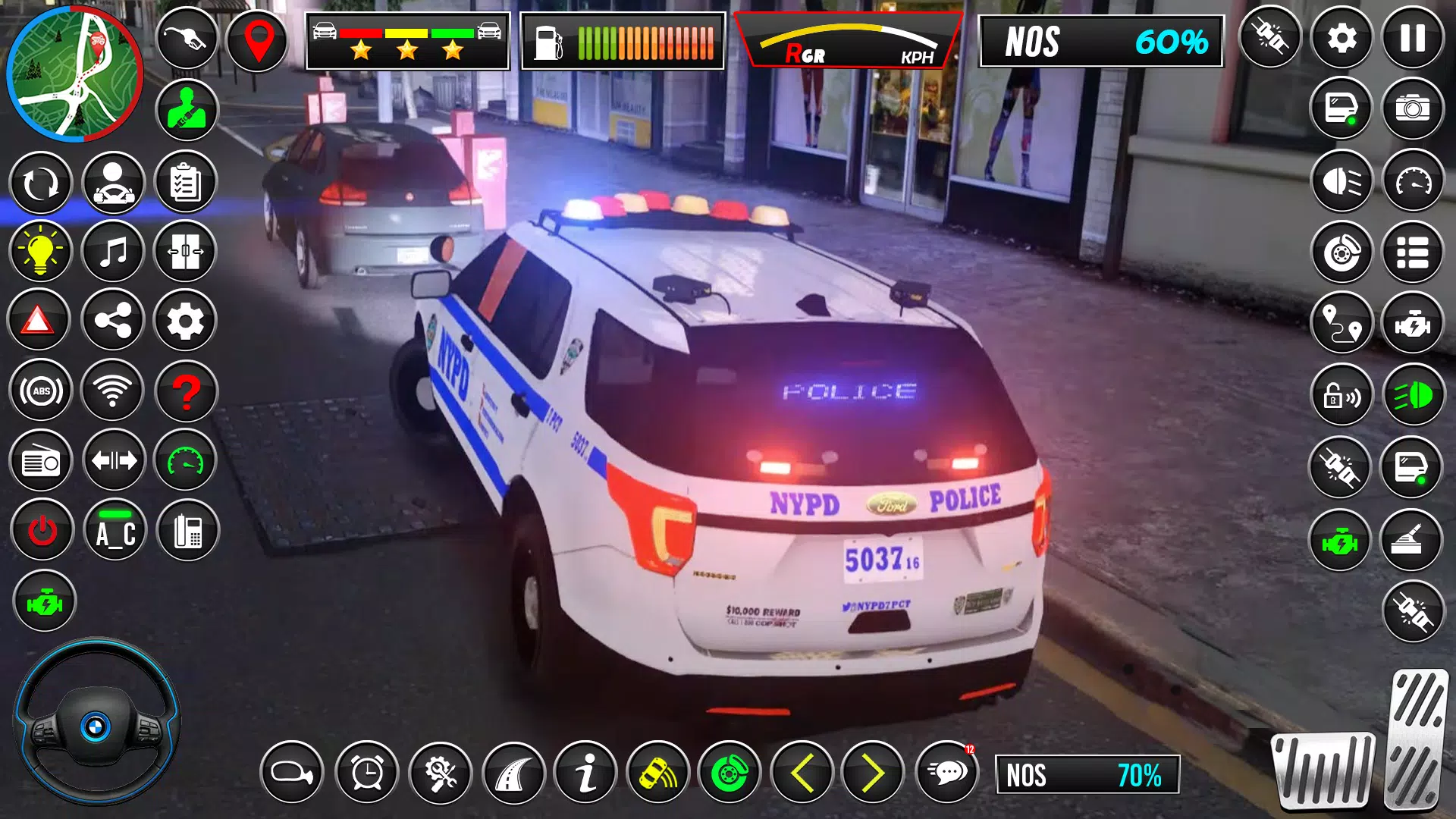 US Police Car Chase Car Game Captura de pantalla 3