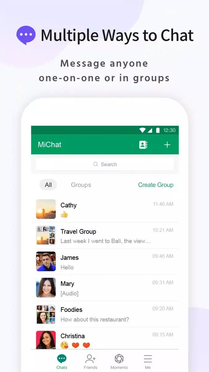 MiChat Lite – 聊天&结交新朋友应用截图第1张