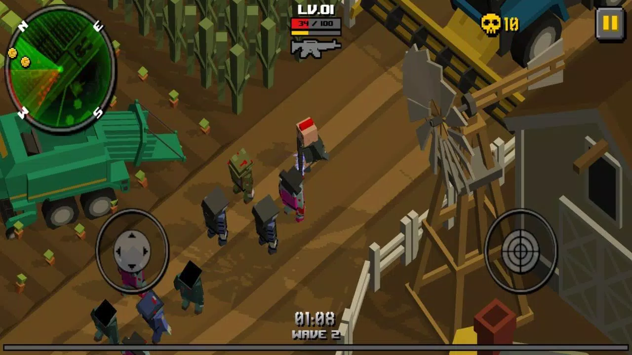 Pixel Zombie Frontier Screenshot 1