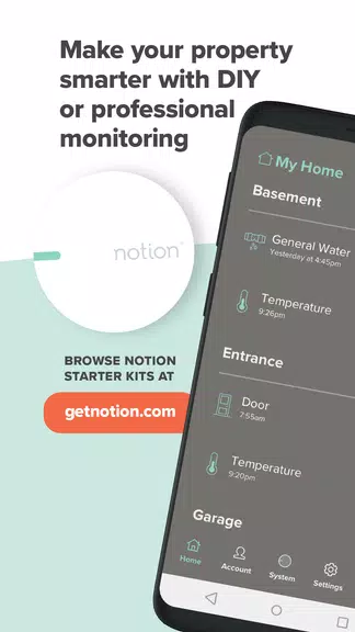 Notion - DIY Smart Monitoring Zrzut ekranu 1