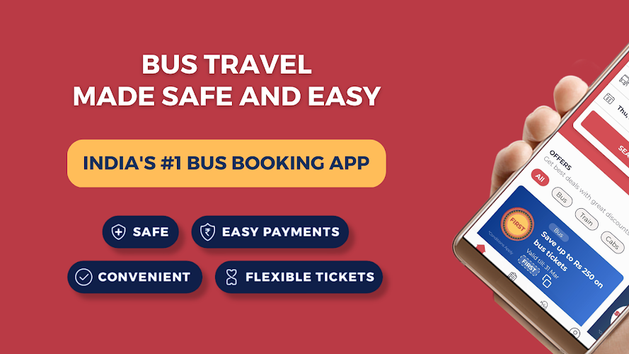 redBus Book Bus, Train Tickets 스크린샷 1