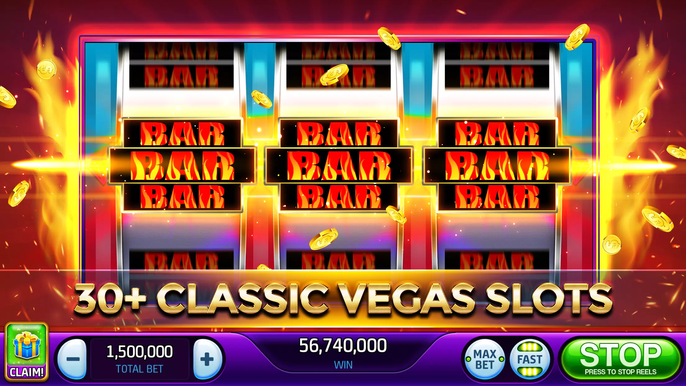 Vegas Classic Slots—777 Casino Schermafbeelding 1