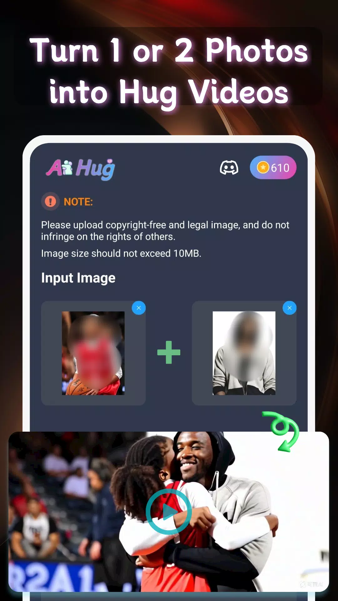 AI Hug Video Screenshot 2