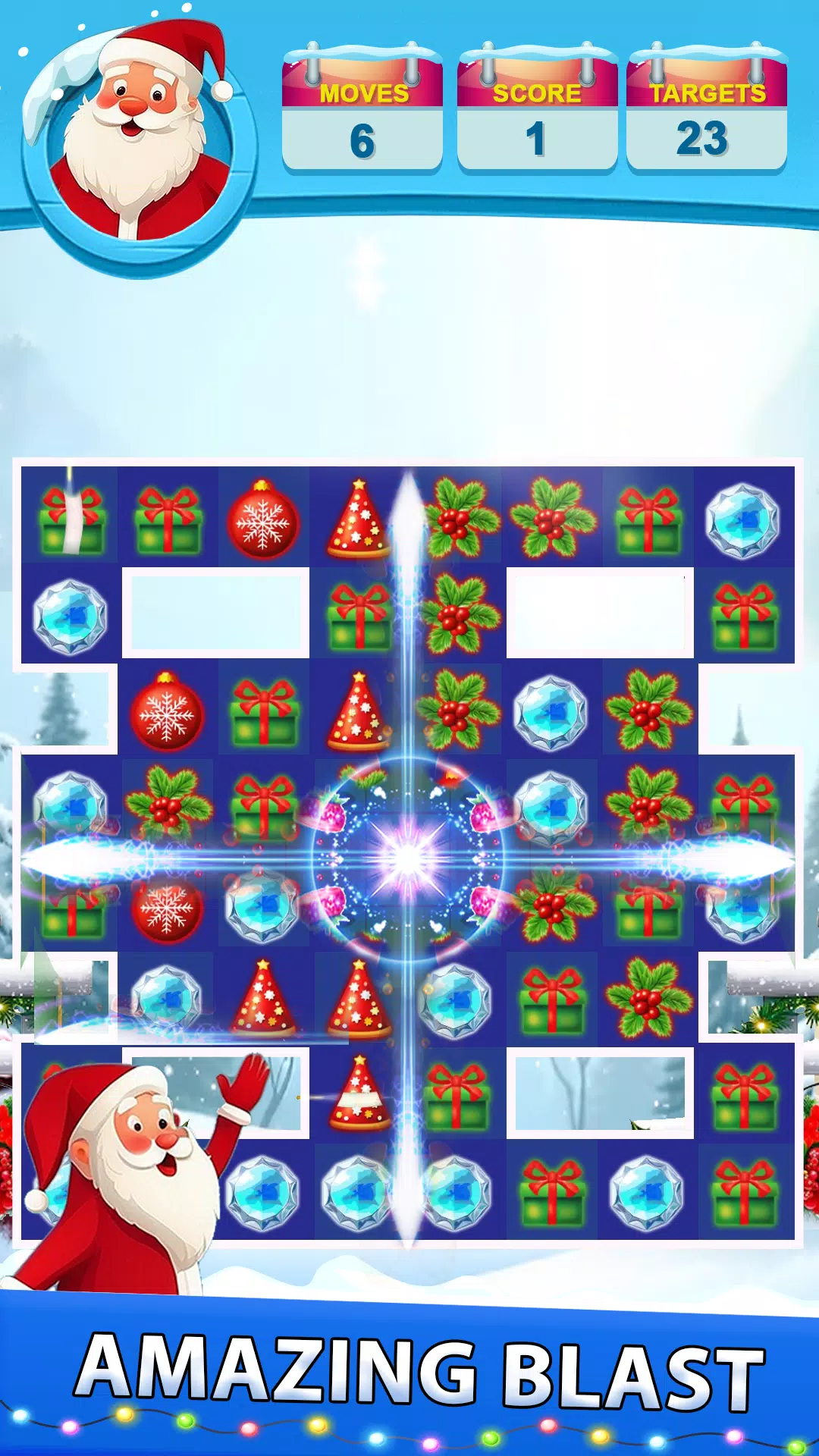 Santa Match Adventure Ekran Görüntüsü 1