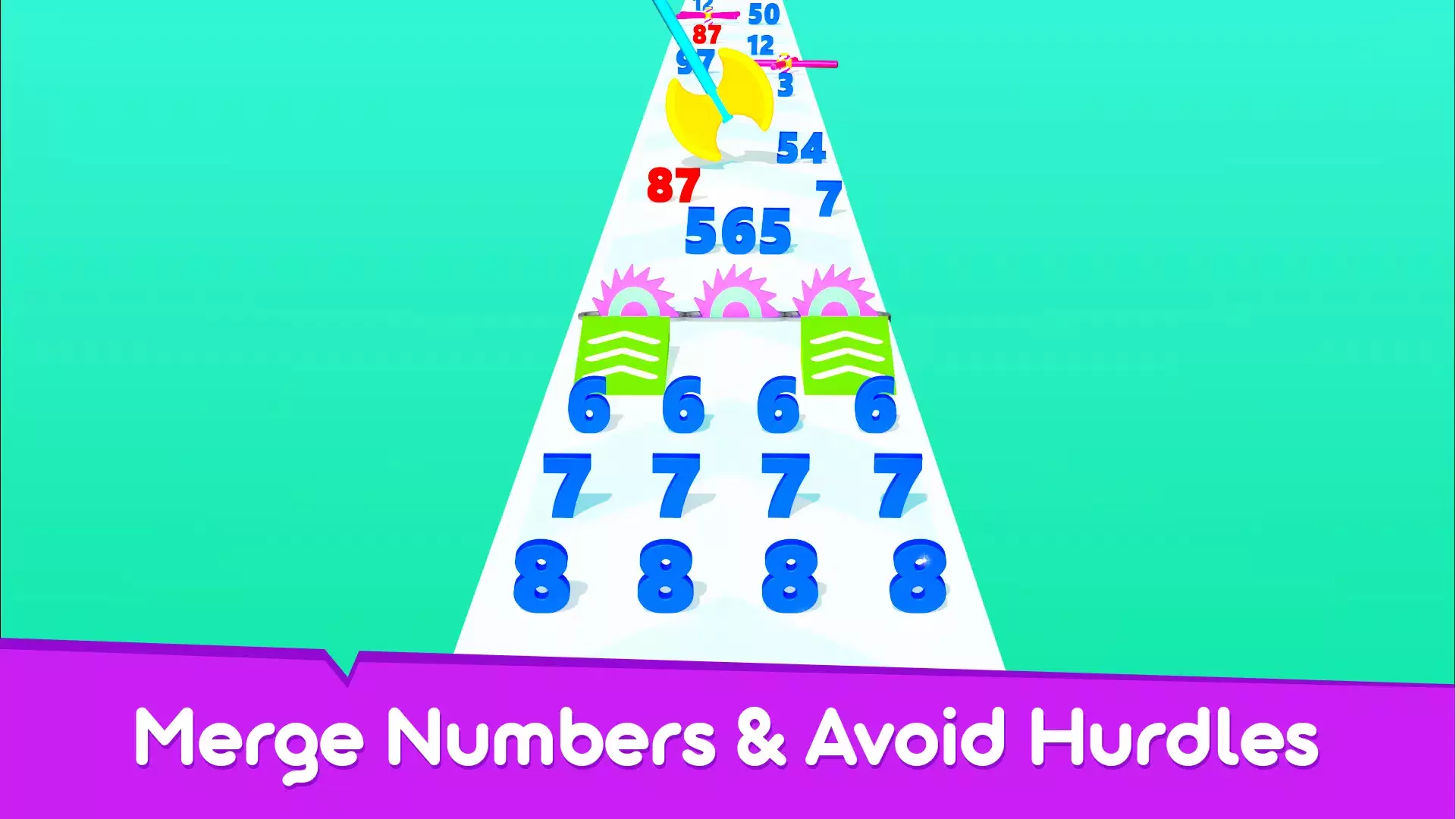 Run & Merge Numbers Game ภาพหน้าจอ 2