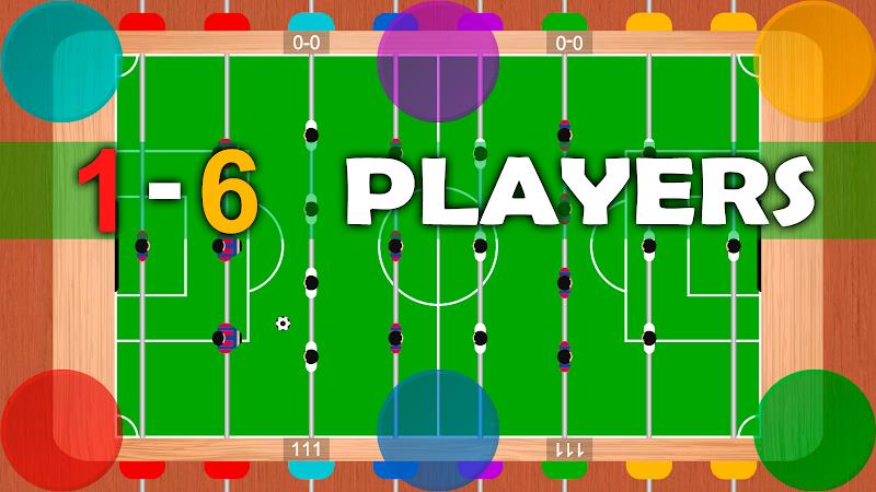 Foosball table soccer 1 2 3 4 স্ক্রিনশট 1