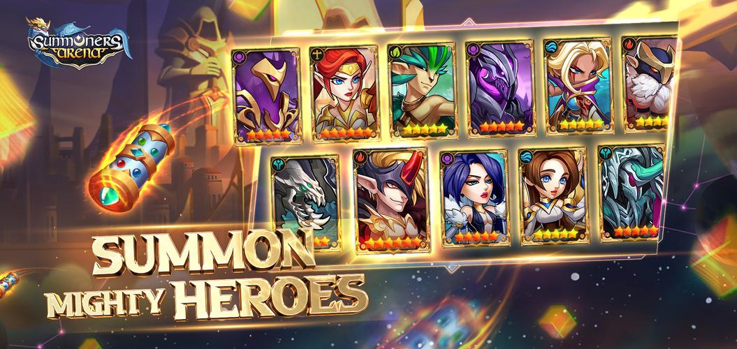 Summoners Arena: Idle RPG Schermafbeelding 2